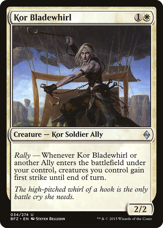 Kor Bladewhirl (BFZ-034) (Foil)
