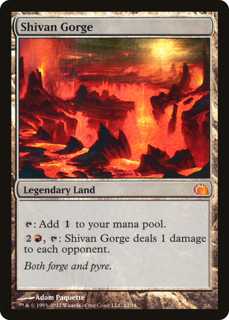 Shivan Gorge (V12-012) (Foil)