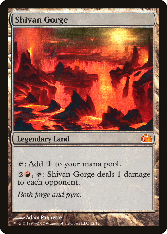 Shivan Gorge (V12-012) (Foil)