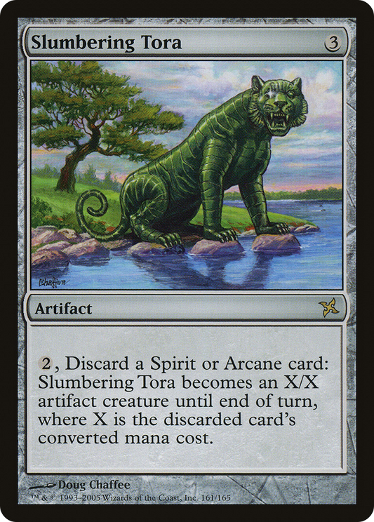Slumbering Tora (BOK-161) (Foil)