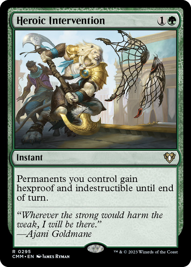 Heroic Intervention (CMM-295) (Foil)
