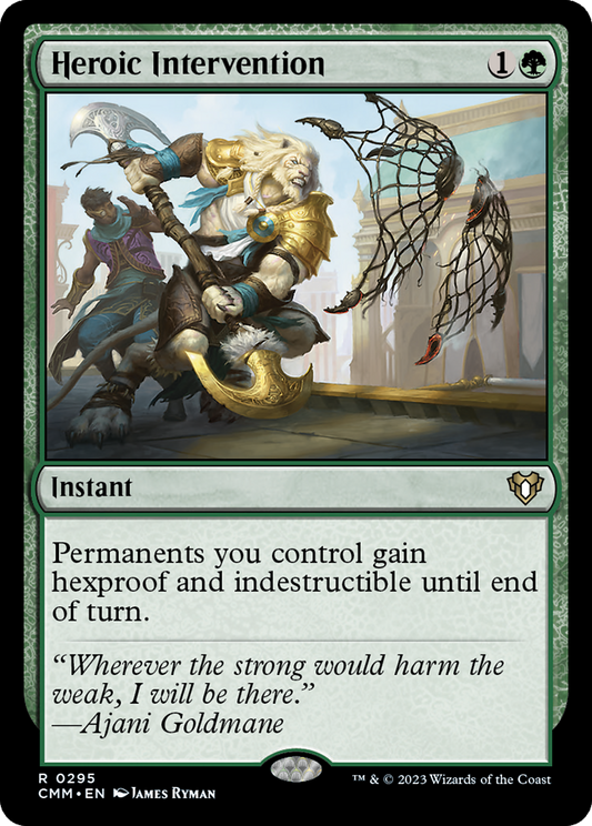 Heroic Intervention (CMM-295) (Foil)