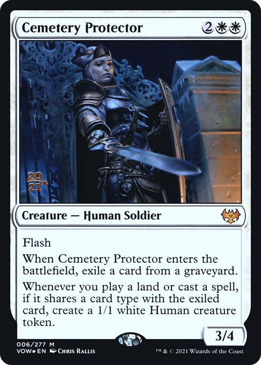 Cemetery Protector (PRE-06S) (Foil)