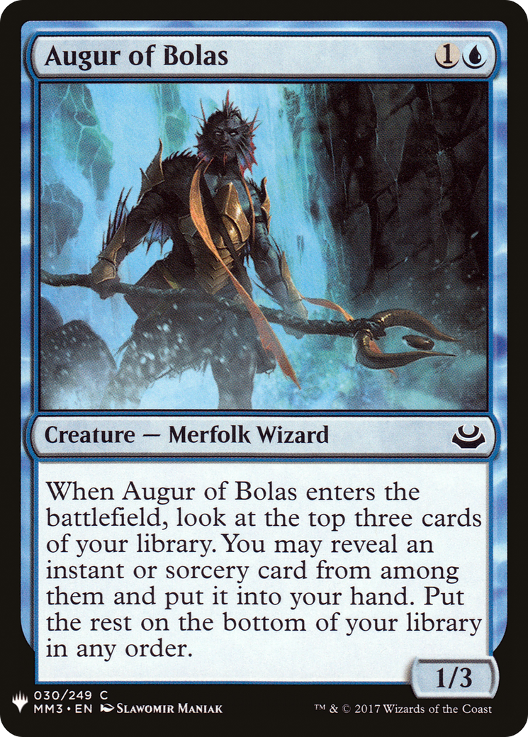 Augur of Bolas (LIST-MM3-30)