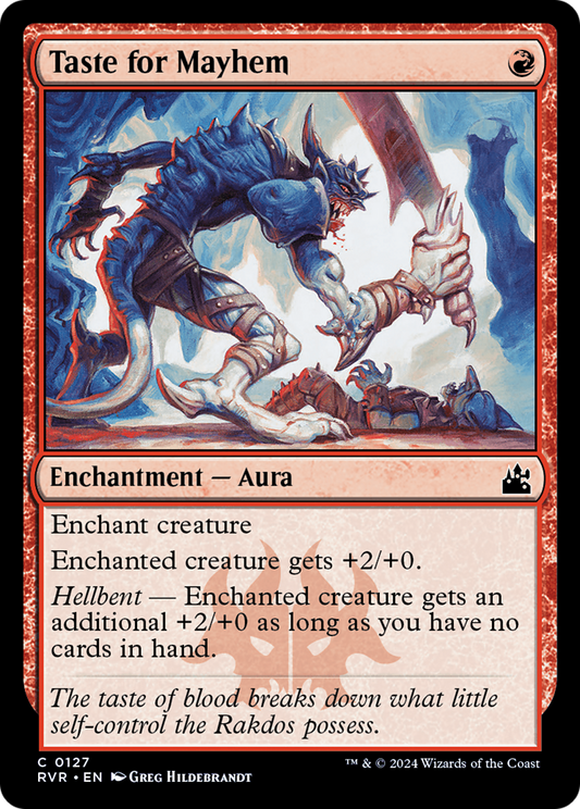 Taste for Mayhem (RVR-127) (Foil)