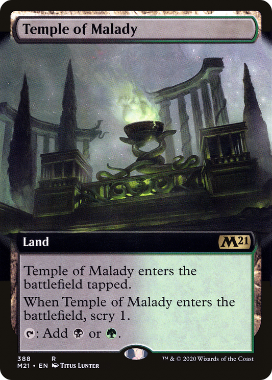 Temple of Malady (M21-388) (Extended Art) (Foil)