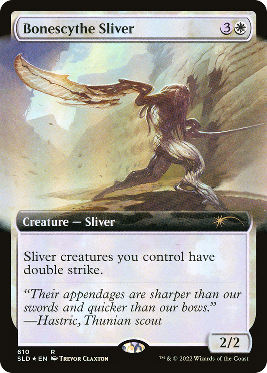 Bonescythe Sliver (SLD-610) (Extended Art) (Foil)