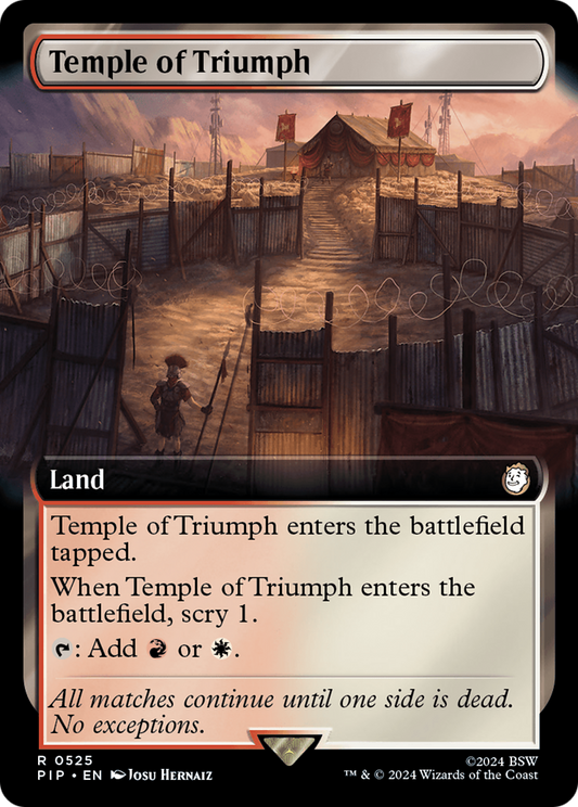 Temple of Triumph (PIP-525) (Extended Art) (Foil)