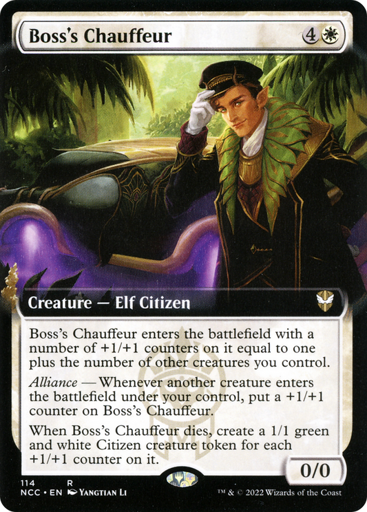 Boss's Chauffeur (NCC-114) (Extended Art)