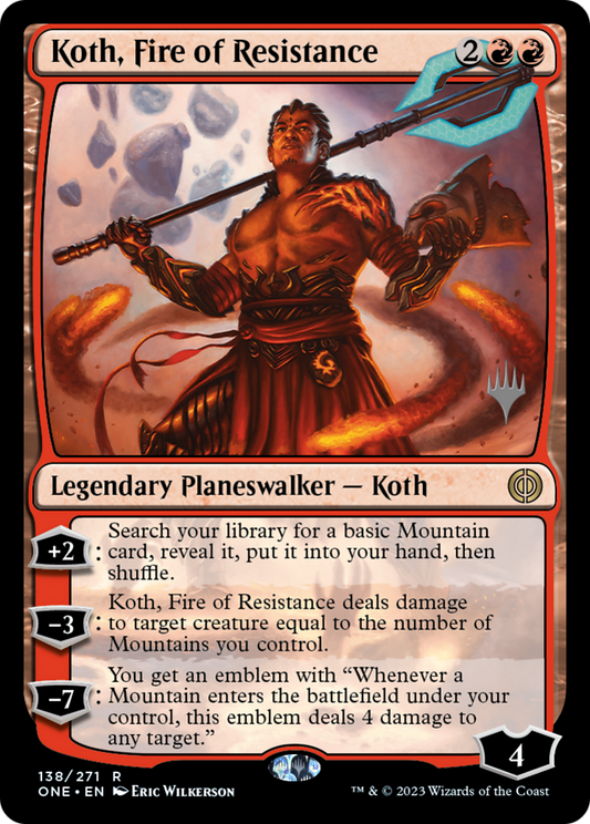 Koth, Fire of Resistance (PPONE-138P)