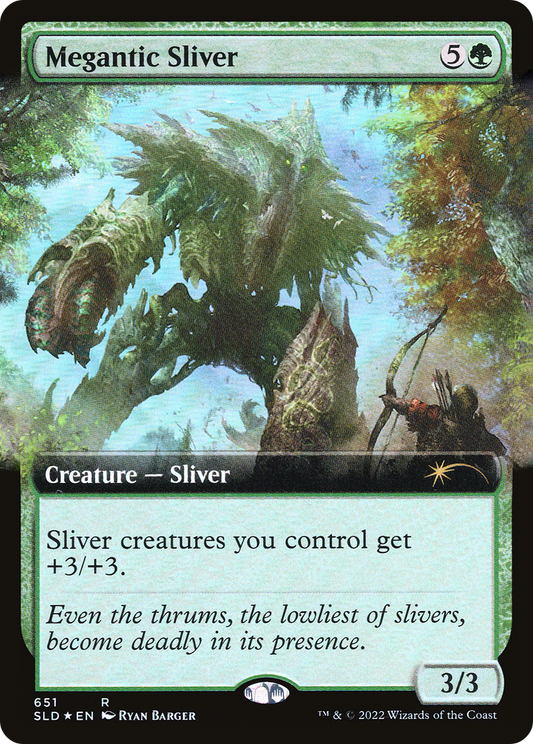 Megantic Sliver (SLD-651) (Extended Art) (Foil)