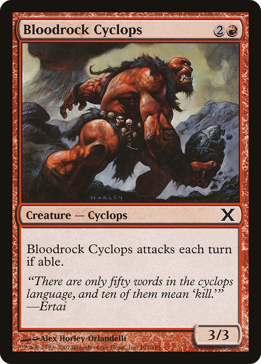 Bloodrock Cyclops (10E-192) (Foil)