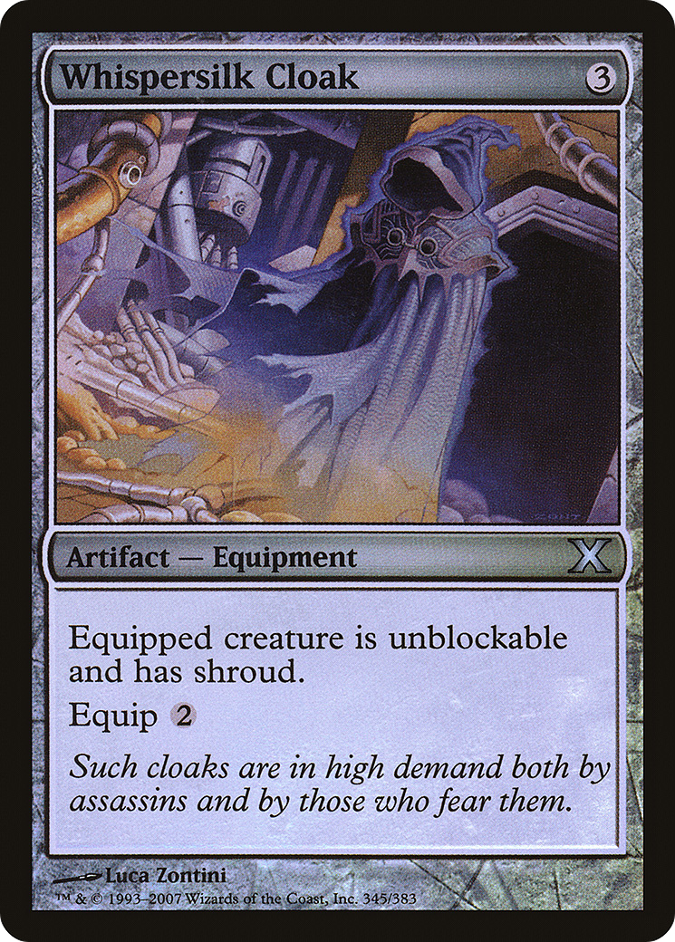 Whispersilk Cloak (10E-345★) (Foil)