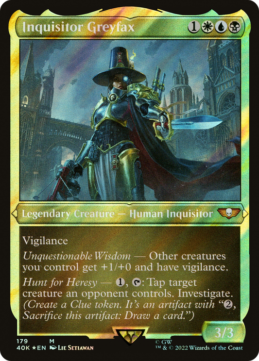 Inquisitor Greyfax (40K-179) (Surge Foil)
