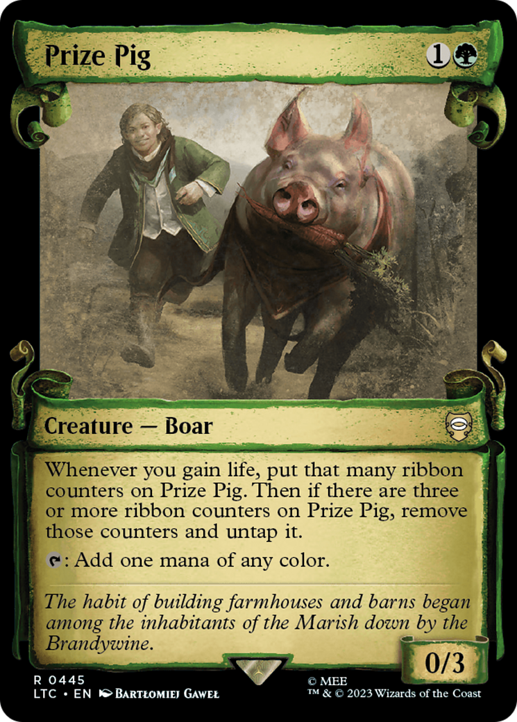 Prize Pig (LTC-445) (Showcase) (Scroll) (Foil)