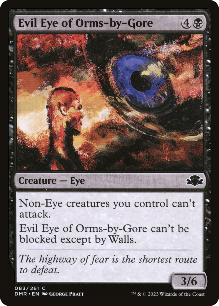 Evil Eye of Orms-by-Gore (DMR-083) (Foil)
