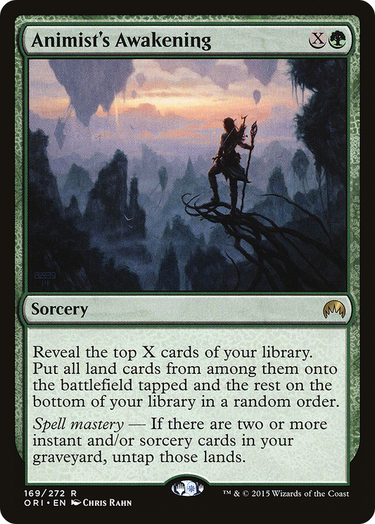 Animist's Awakening (ORI-169) (Foil)