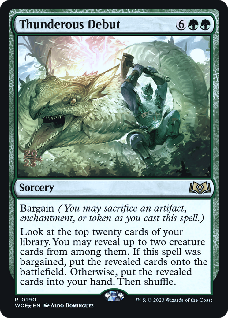 Thunderous Debut (PRE-190S) (Foil)