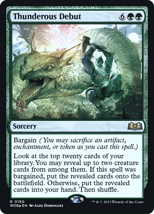 Thunderous Debut (PRE-190S) (Foil)