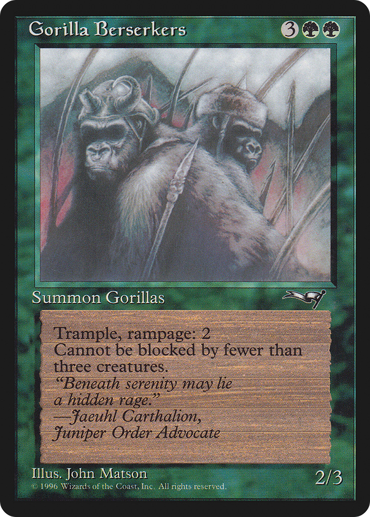 Gorilla Berserkers (ALL-93B)