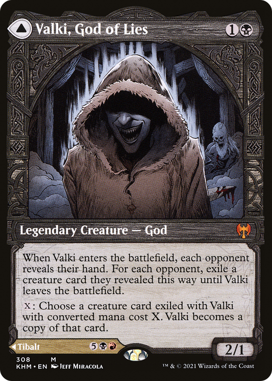 Valki, God of Lies // Tibalt, Cosmic Impostor (KHM-308) (Showcase)