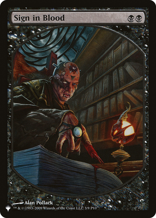 Sign in Blood (LIST-P10-3)