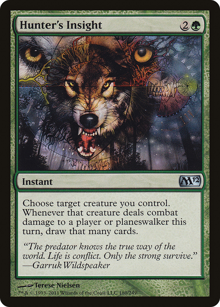 Hunter's Insight (M12-180) (Foil)