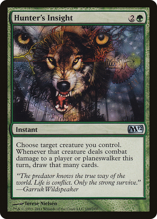 Hunter's Insight (M12-180) (Foil)