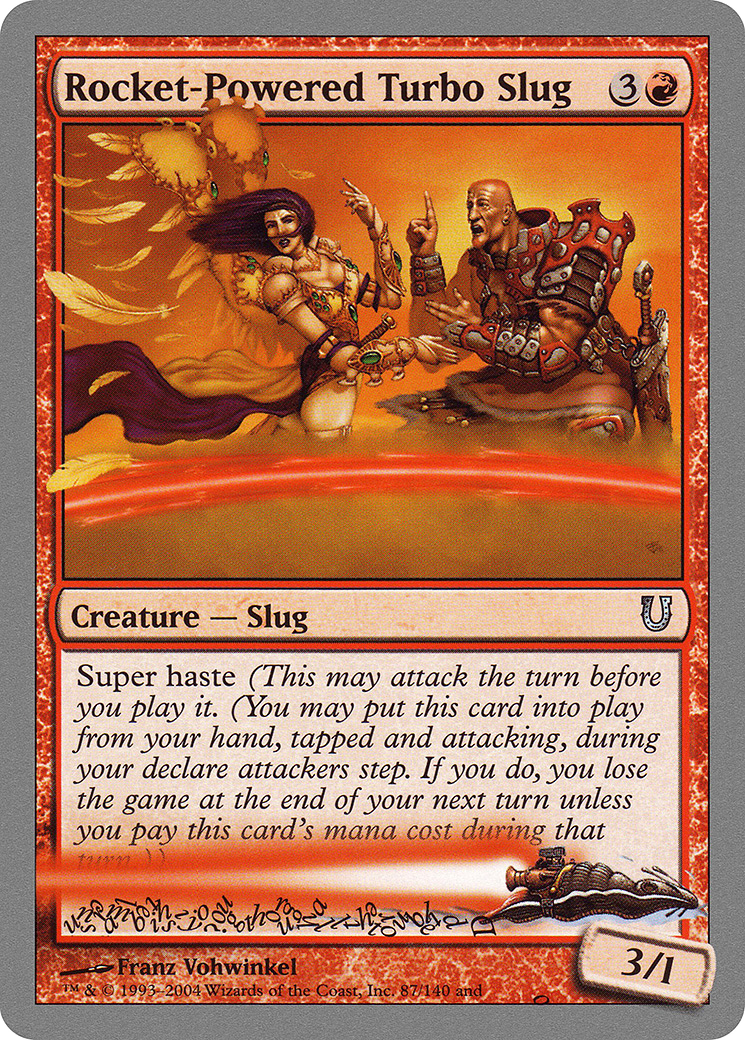 Rocket-Powered Turbo Slug (UNH-087) (Foil)