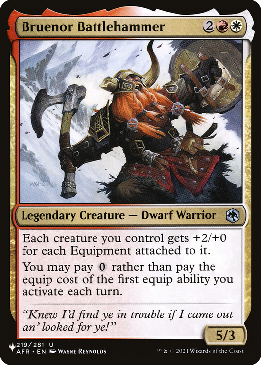 Bruenor Battlehammer (LIST-AFR-219)