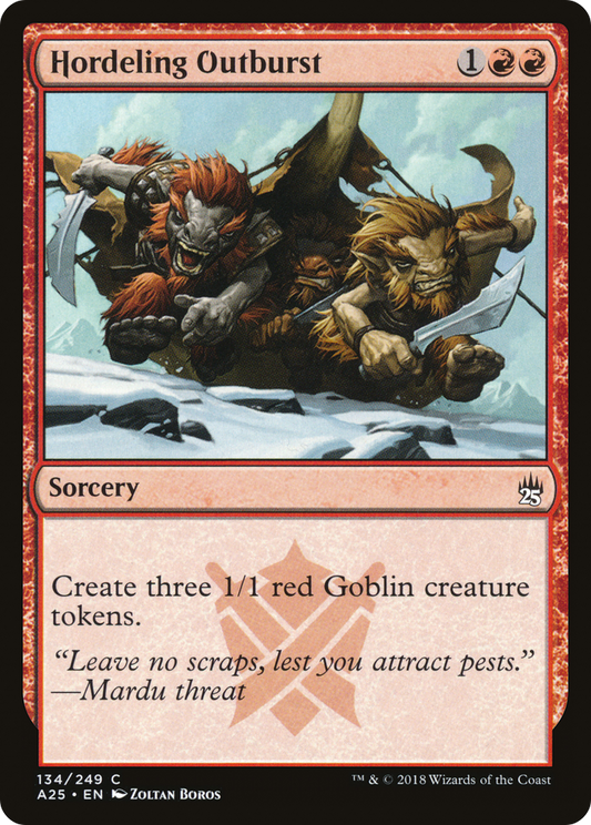 Hordeling Outburst (A25-134)