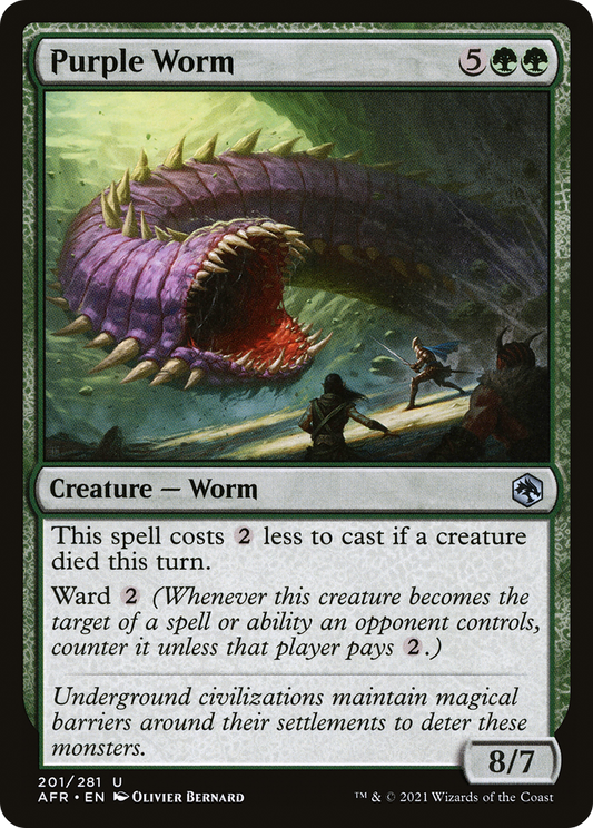 Purple Worm (AFR-201) (Foil)