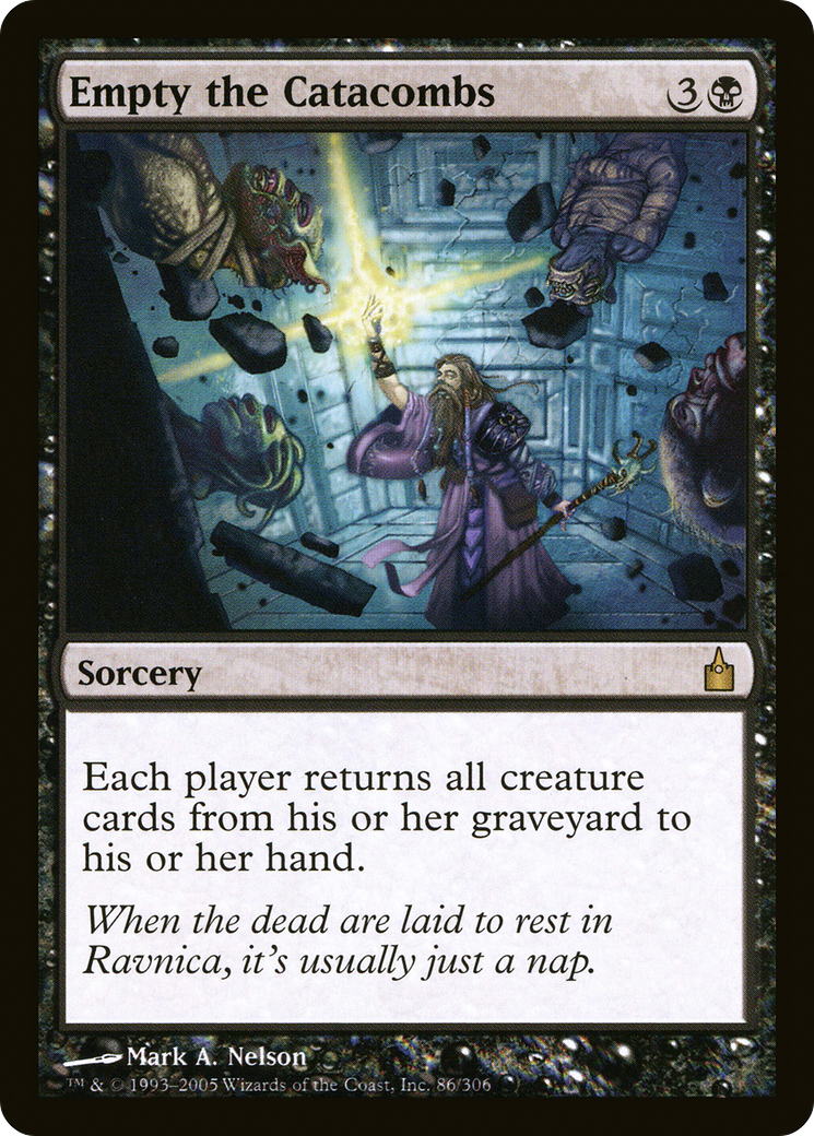 Empty the Catacombs (RAV-086) (Foil)