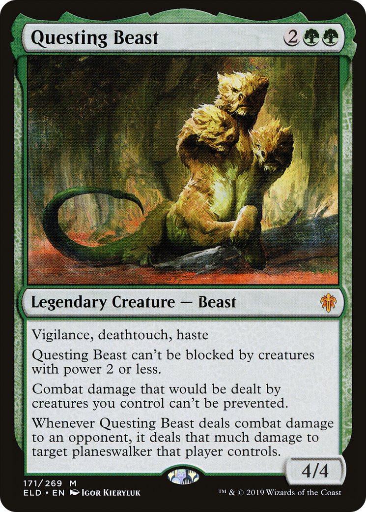 Questing Beast (ELD-171) (Foil)