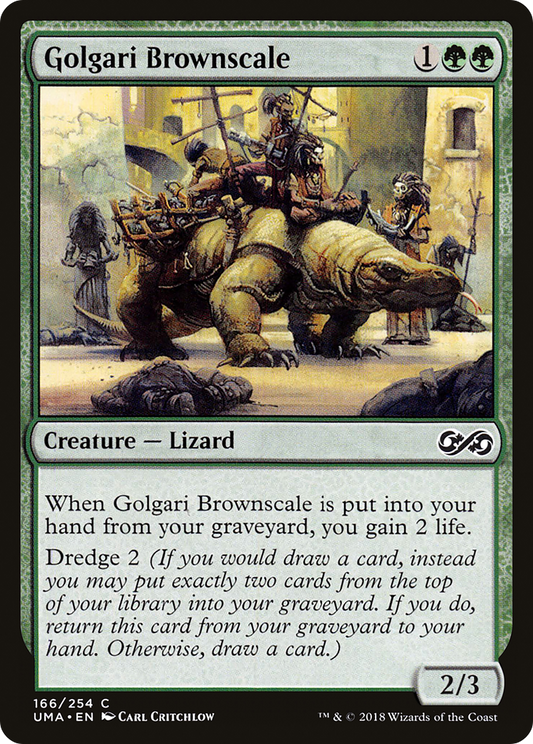 Golgari Brownscale (UMA-166) (Foil)