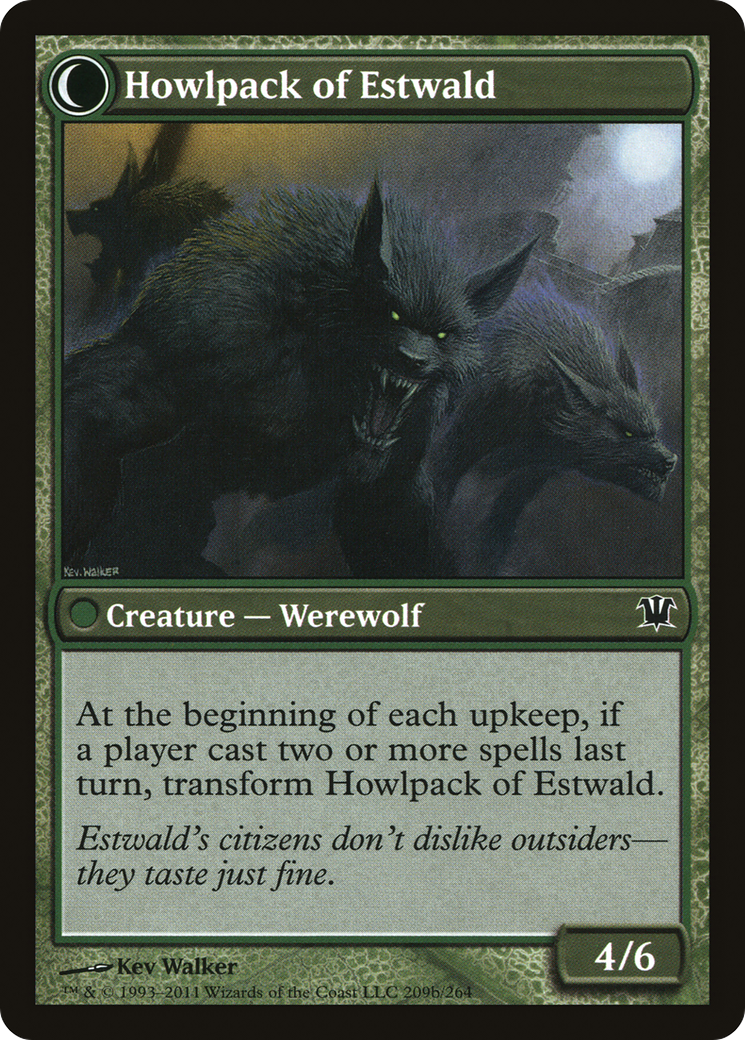 Villagers of Estwald // Howlpack of Estwald (ISD-209)