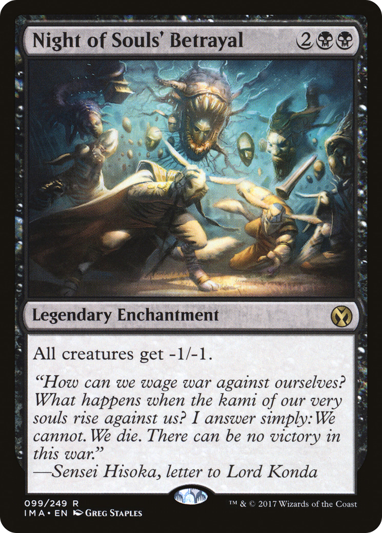 Night of Souls' Betrayal (IMA-099) (Foil)