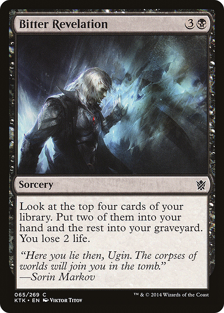 Bitter Revelation (KTK-065) (Foil)