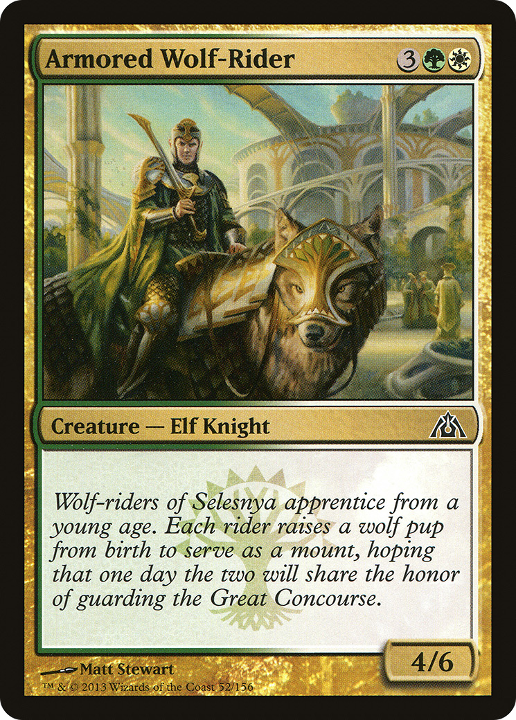 Armored Wolf-Rider (DGM-052) (Foil)