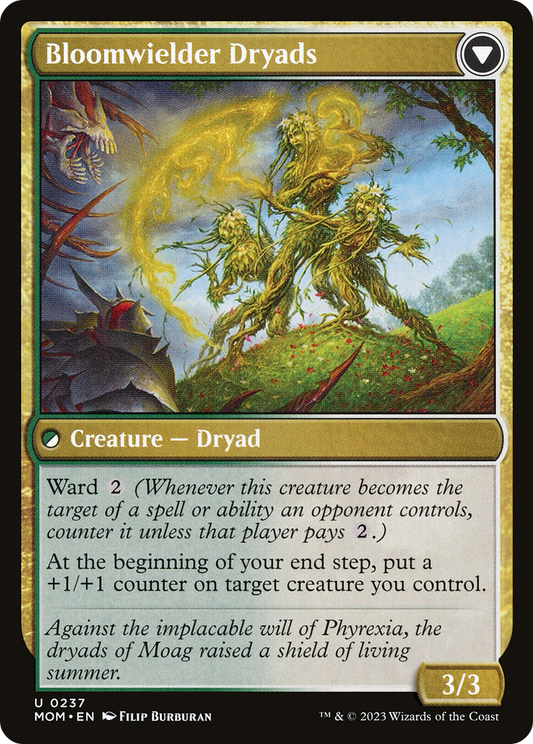 Invasion of Moag // Bloomwielder Dryads (MOM-237) (Foil)