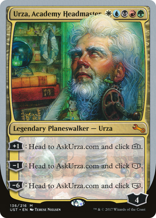 Urza, Academy Headmaster (UST-136)