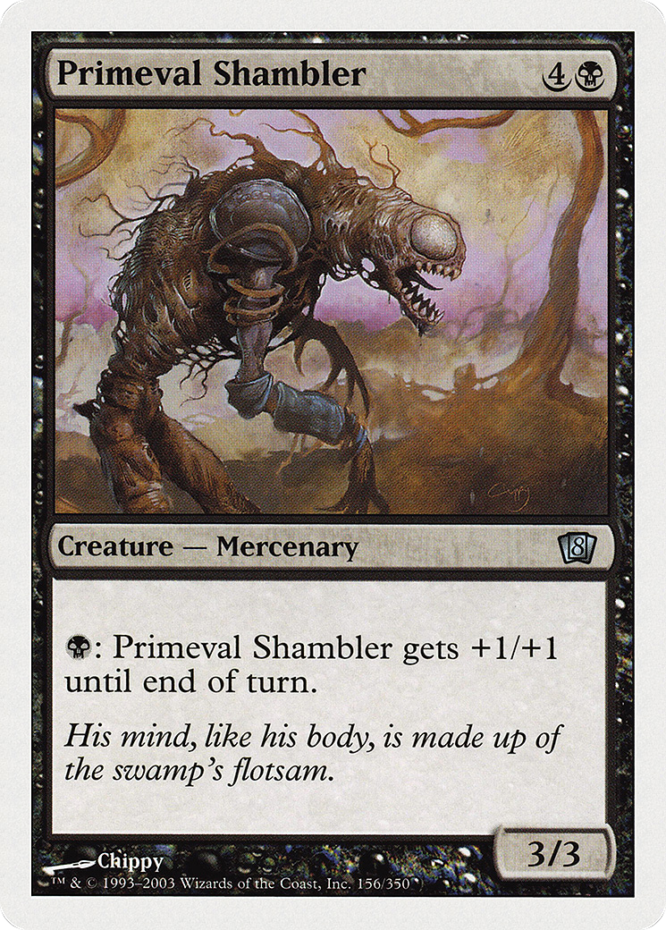 Primeval Shambler (8ED-156★) (Foil)