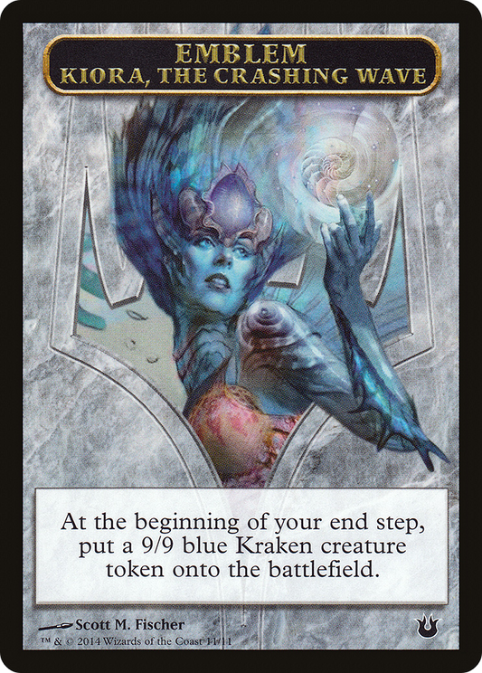 Kiora, the Crashing Wave Emblem (BNG-011)