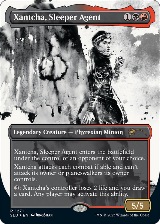 Xantcha, Sleeper Agent (SLD-1271) (Showcase) (Borderless) (Halo Foil)