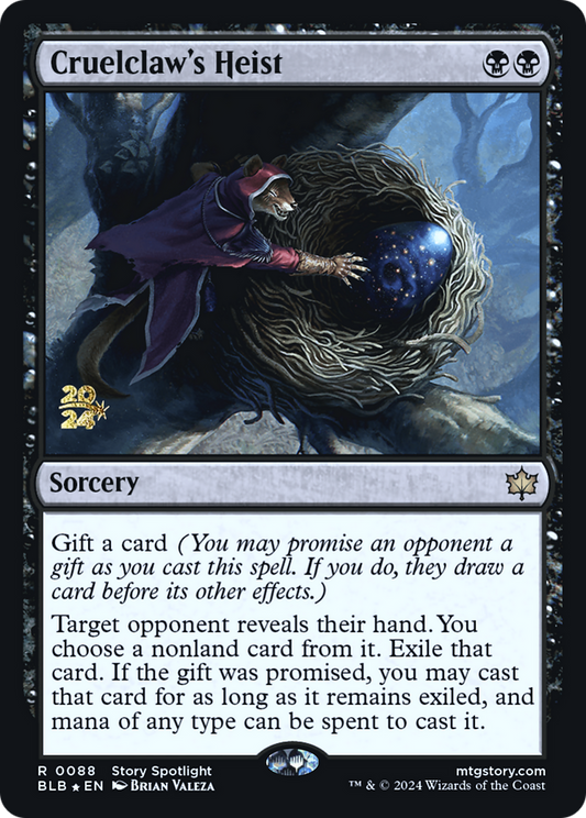 Cruelclaw's Heist (PRE-88S) (Foil)