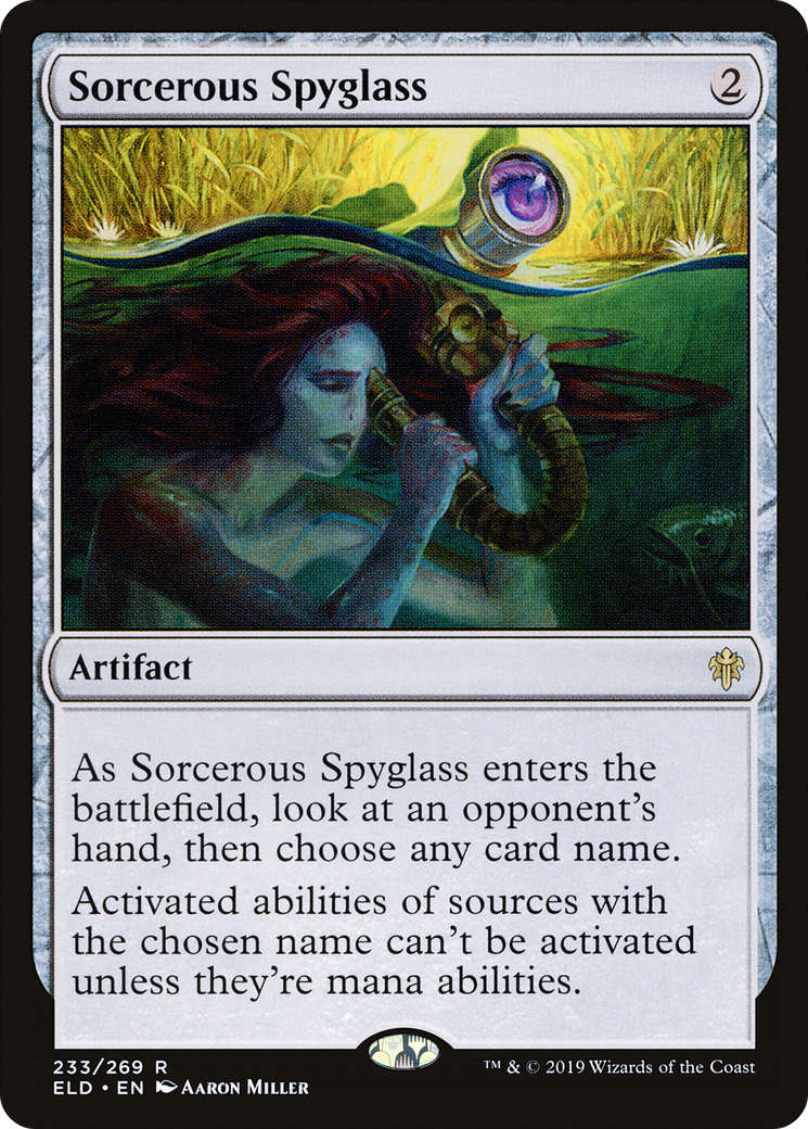 Sorcerous Spyglass (ELD-233) (Foil)