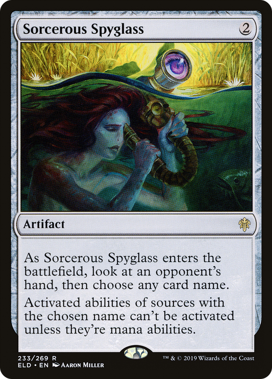Sorcerous Spyglass (ELD-233) (Foil)