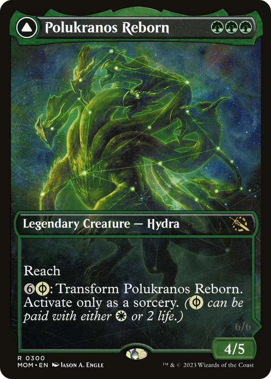 Polukranos Reborn // Polukranos, Engine of Ruin (MOM-300) (Showcase) (Foil)