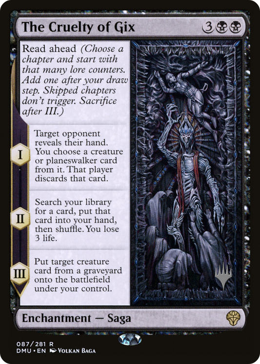 The Cruelty of Gix (PPDMU-87P) (Foil)