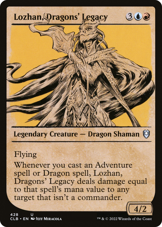 Lozhan, Dragons' Legacy (CLB-428) (Showcase) (Foil)
